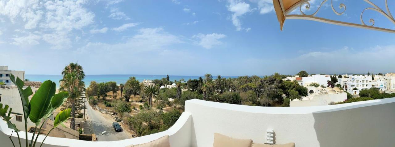 Roof Top Pied Dans L'Eau Panoramic View, 80 Meters From Seaside Hammamet Eksteriør billede