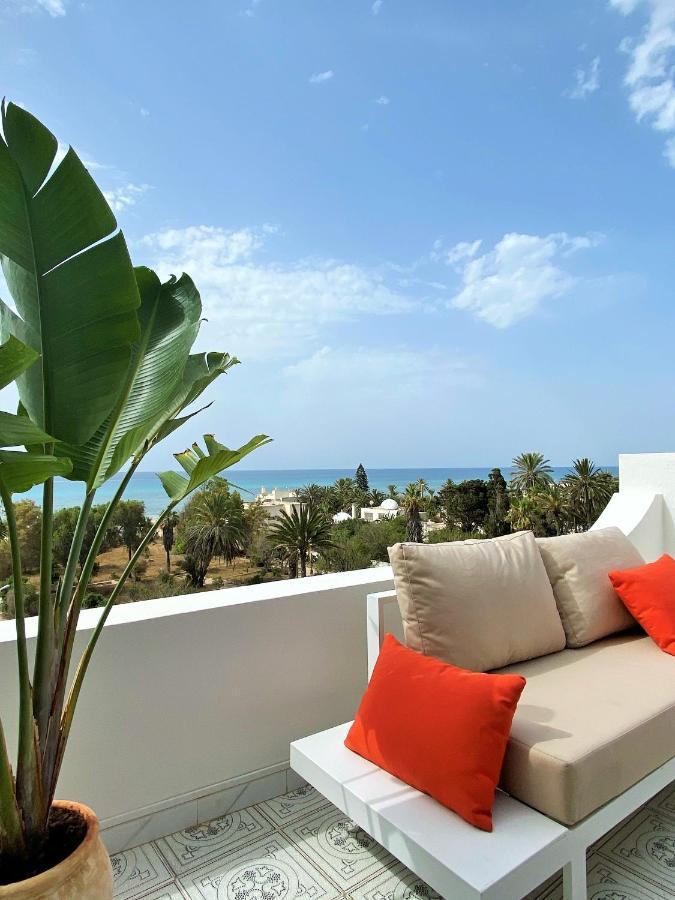 Roof Top Pied Dans L'Eau Panoramic View, 80 Meters From Seaside Hammamet Eksteriør billede