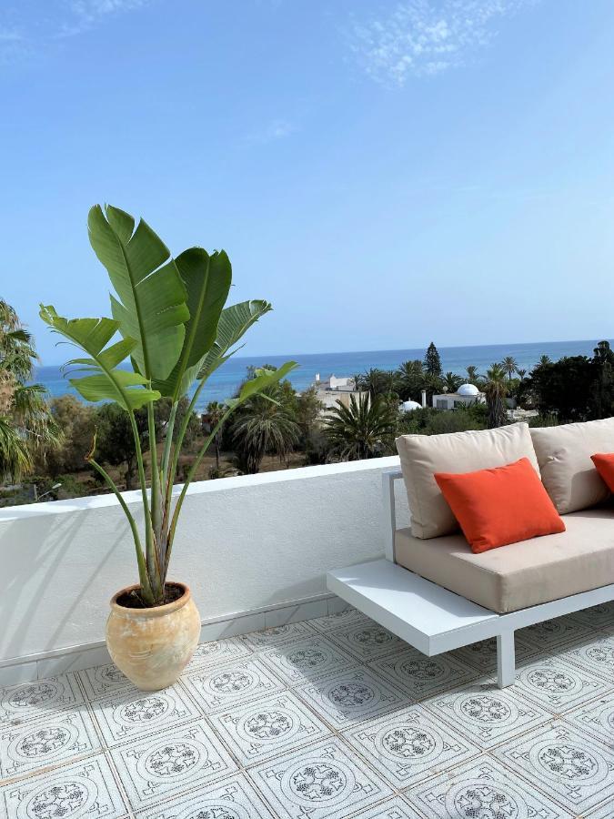 Roof Top Pied Dans L'Eau Panoramic View, 80 Meters From Seaside Hammamet Eksteriør billede