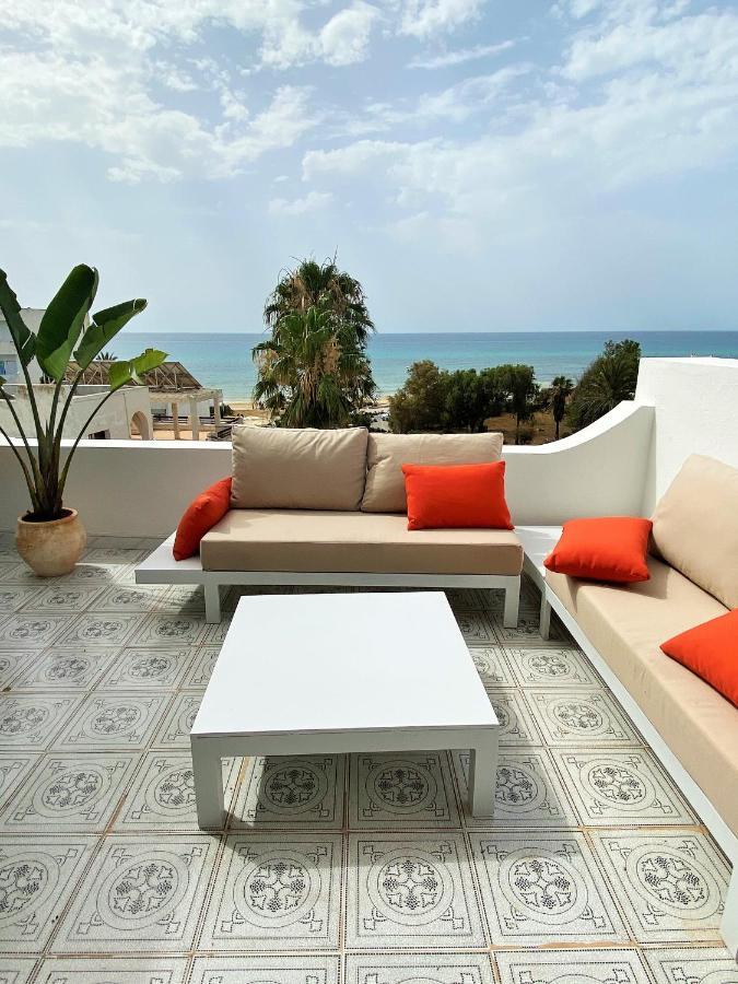 Roof Top Pied Dans L'Eau Panoramic View, 80 Meters From Seaside Hammamet Eksteriør billede